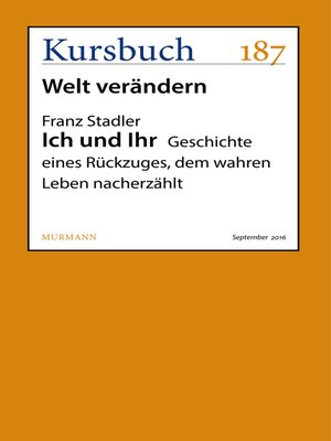 cover image of Ich und Ihr